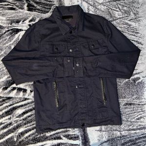 Navy blue thin jacket M